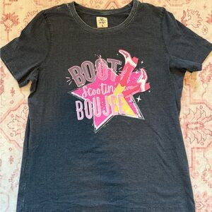 Graphic Tee - Boot Scootin' Boujee - Black